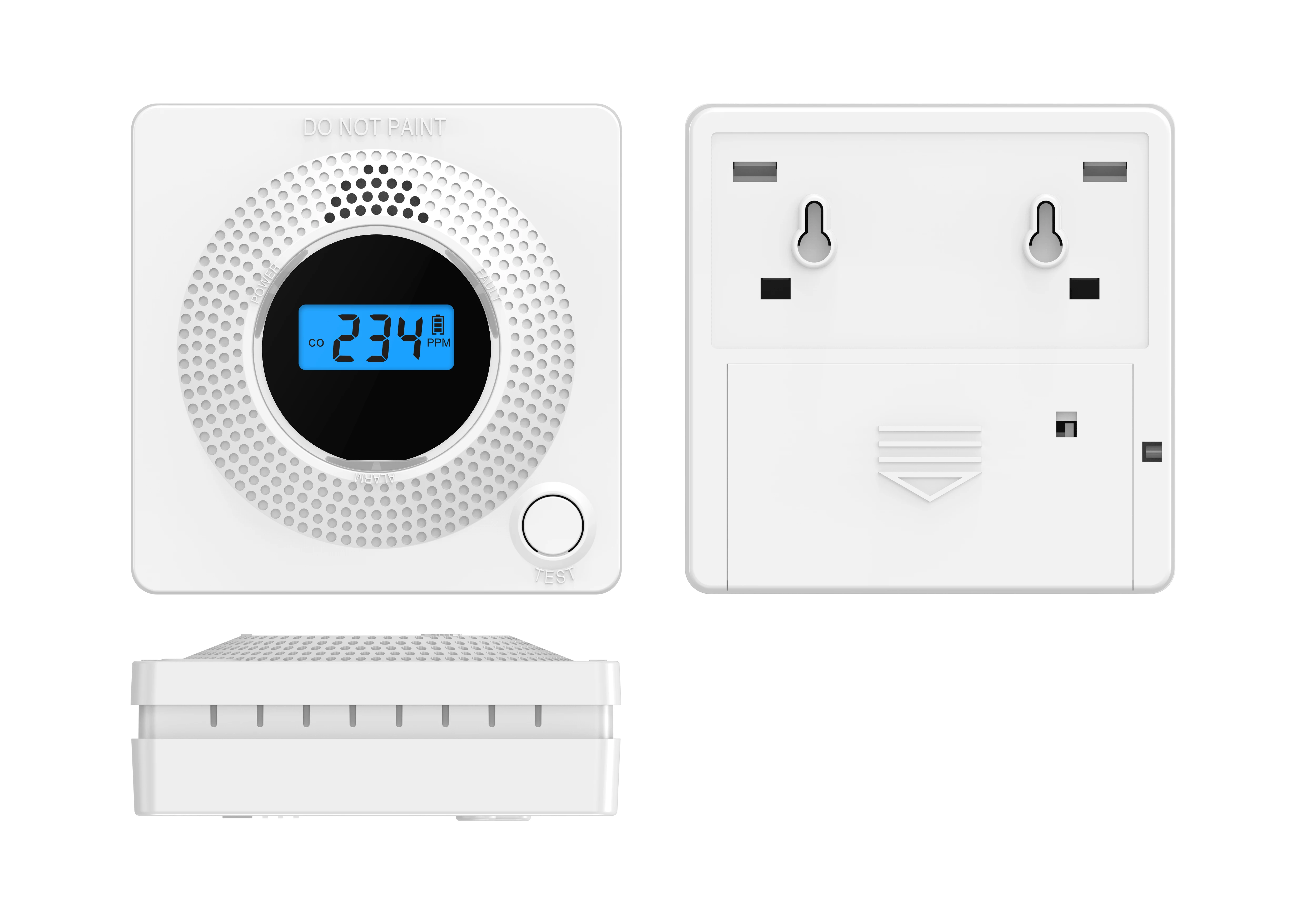 Tuya wi fi detector de monóxido carbono display lcd 85db sirene som sensor concentração co alarme inteligente CO | Безопасность и