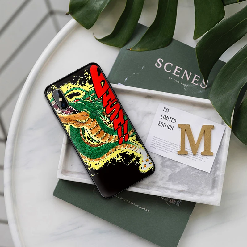 Mobile Phone Cases for iPhone X XS MAX XR 6 s 7 8 Plus Case Fashion Soft Silicone Fitted Back Cover Dragon Ball | Мобильные телефоны