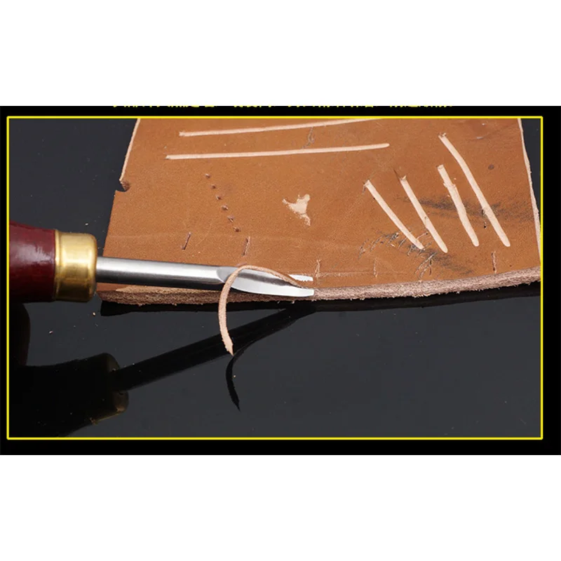 8 шт. кромки кожи для резки и кожаные склеивания ручных кожаных канавок