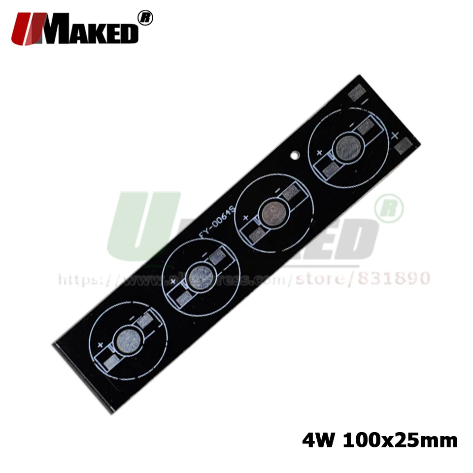 Светодиодный PCB 1/3 Вт высокой мощности светодиодный алюминиевый пластины для прожектора instal Светодиодный радиатор 1 Вт 3 Вт 5 Вт 6 Вт 7 Вт 9 Вт планка PCB для аквариума светильник