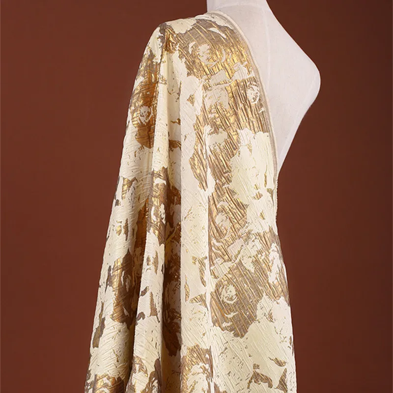 100x130cm/piece Luxury texture jacquard fabric Jinfeng Yulu three-dimensional brocade | Дом и сад