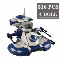 new 2021 star aat armored assault tank clone soldier ahsoka figures robot bricks model building blocks toys for childrens gifts