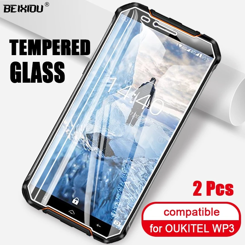 2 шт Полное закаленное стекло для OUKITEL WP3 защита экрана 2.5D 9h защитная