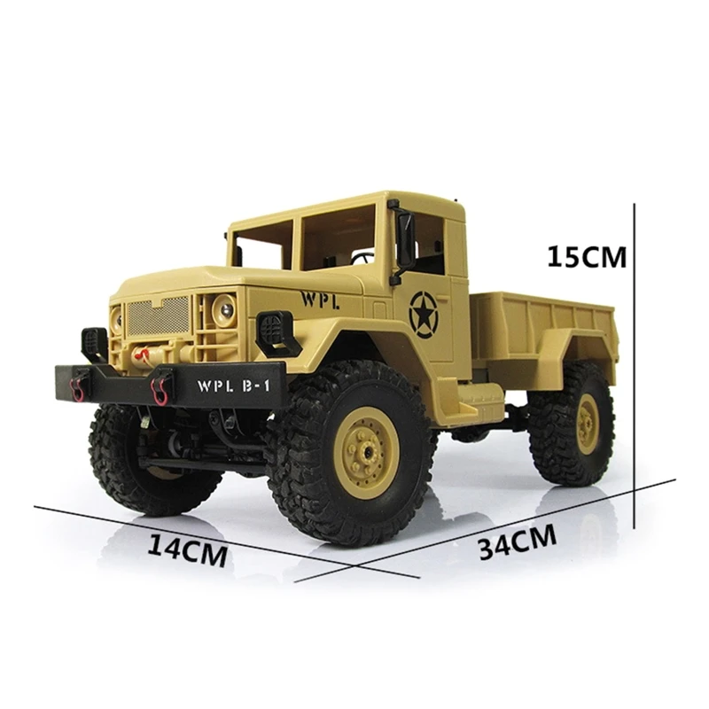 

2.4G Controller 1:16 Scale Military Four-wheel Drive RC Rock Crawler Car DXAD