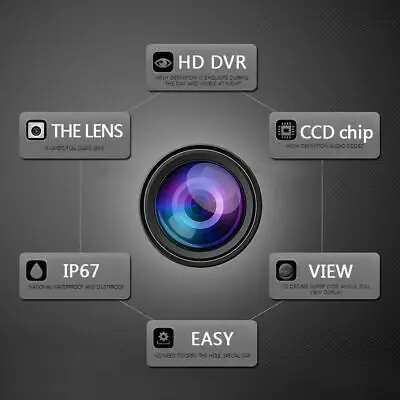 

8LED HD Car Rear View Reverse Backup Camera Parking Night Vision Waterproof Car Rear View Camera Backup Parking Camera