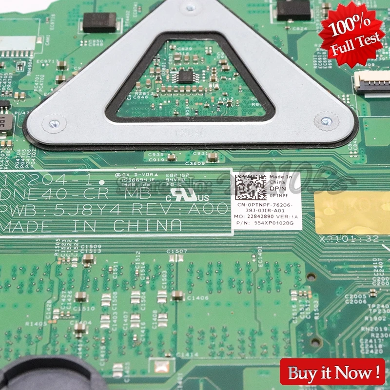 Материнская плата NOKOTION для ноутбука DELL inspiron 2421 3421 5421 12204 0PTNPF 1 PWB:5J8Y4 1017U