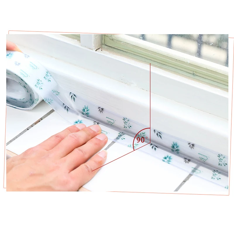 Прозрачная акриловая лента для кухонной раковины маслостойкая