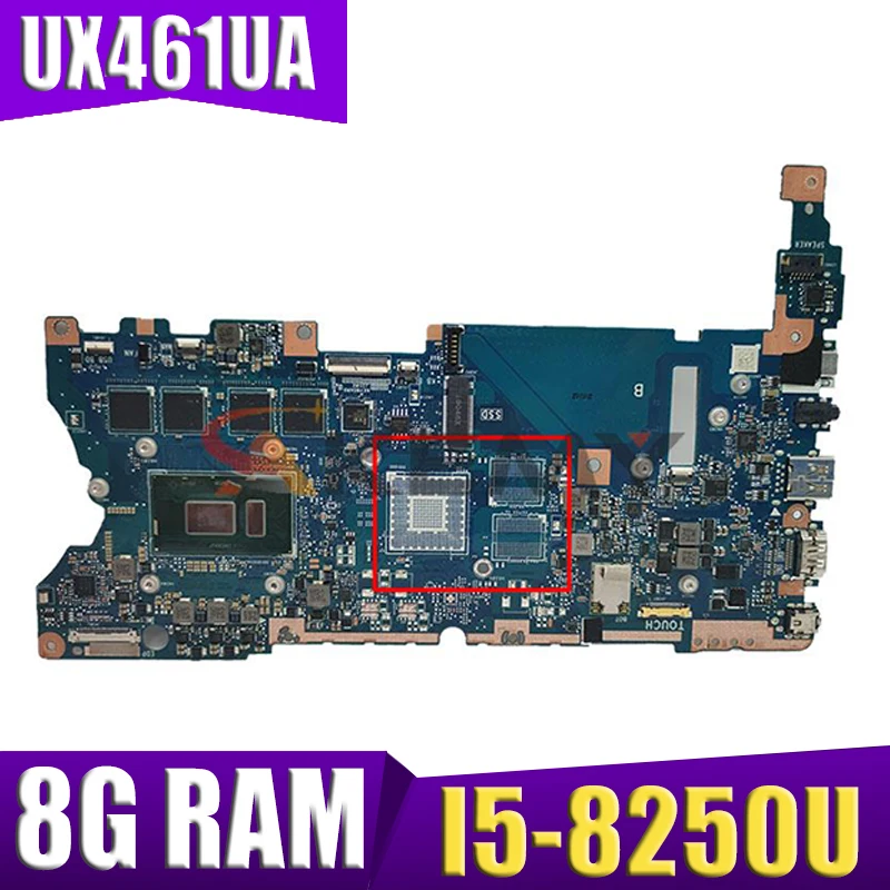 

Материнская плата Akemy UX461UA, 8 ГБ ОЗУ, I5-8250, процессор Материнская плата ASUS UX461UN UX461UA UX461U UX461, материнская плата для ноутбука, бесплатная доставка