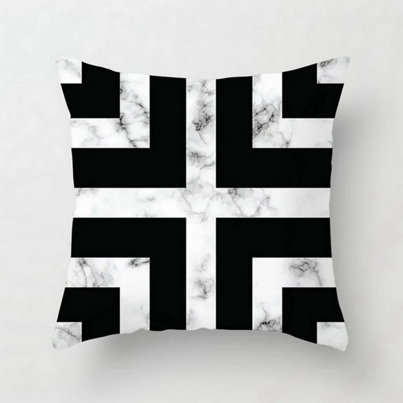 

45*45cm Pillow Cover Decorative Geometry Printed Cushion Covers Pillowcase Sofa Cushions Polyester Cuscini Decoration