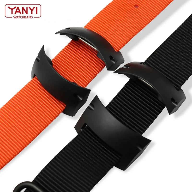 Nylon watchband for sunnto D4 D4i watch strap waterproof belt with rubber Interface Terminals Adapters wristwatches band
