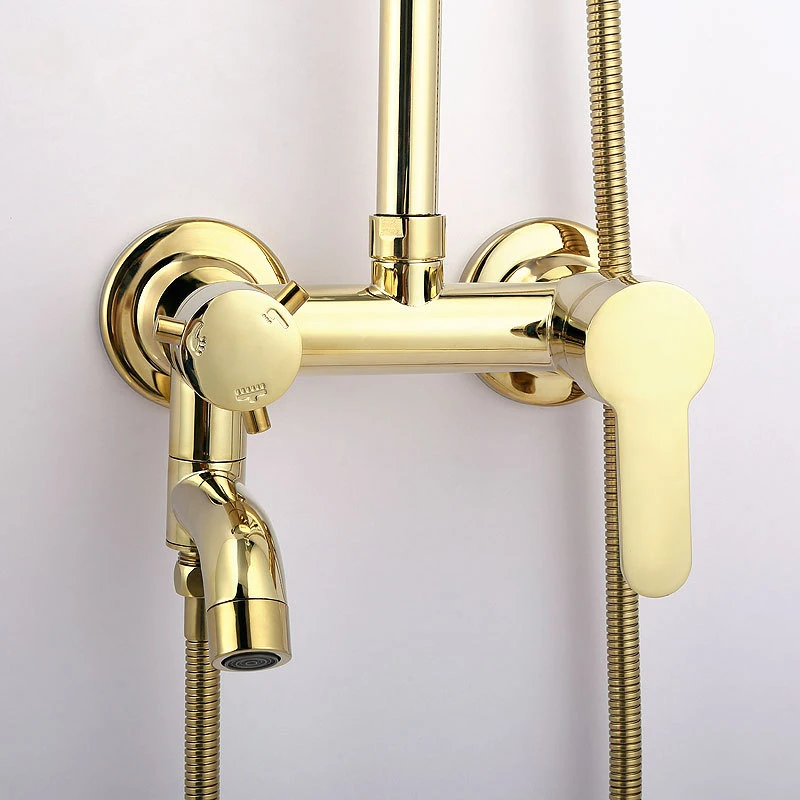 Смеситель для душа с черным дождем смеситель золотым покрытием настенный