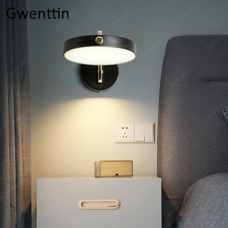 Скандинавский дизайн железные настенные светильники современный настенный