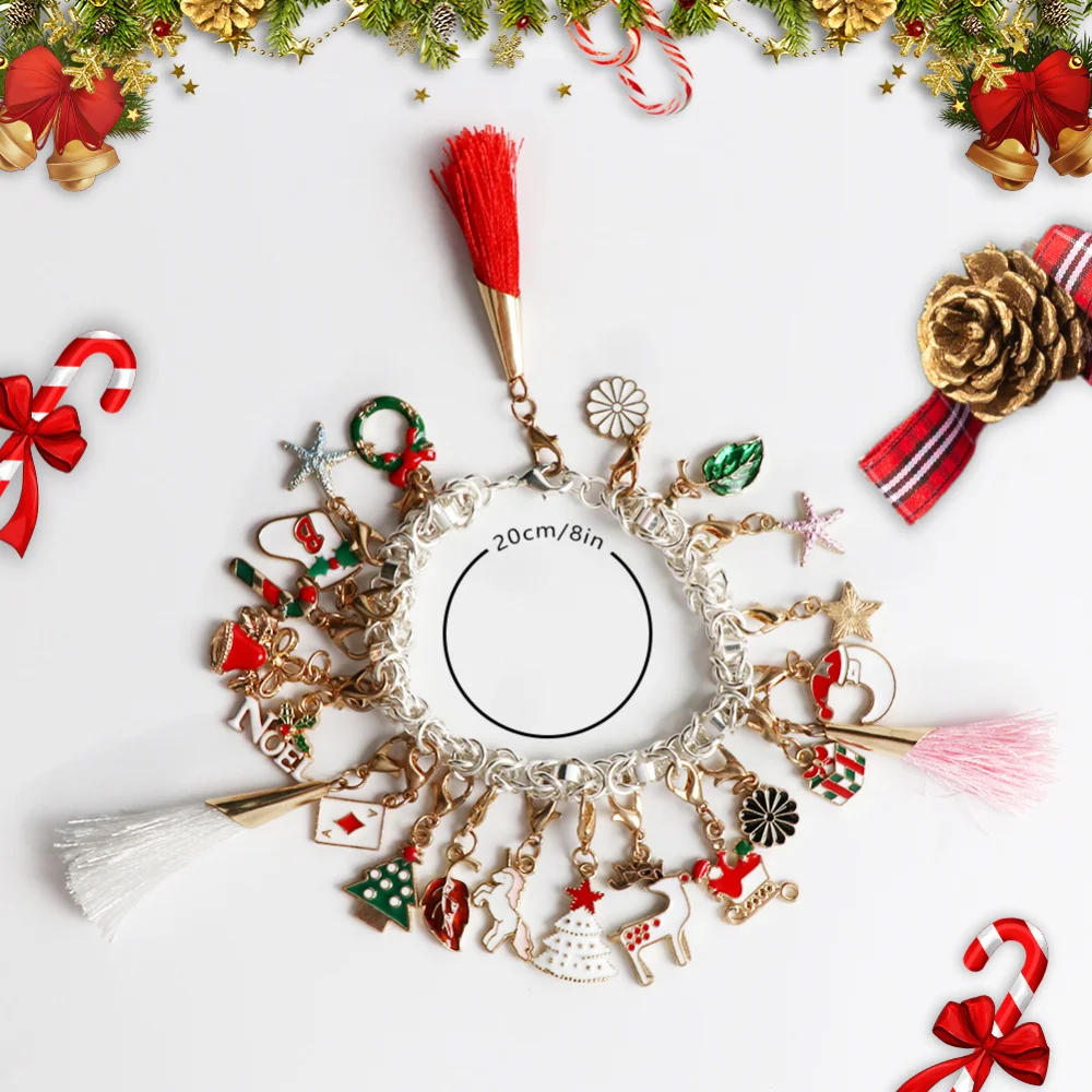 Рождественский календарь с навесом ювелирные изделия для женщин и девочек