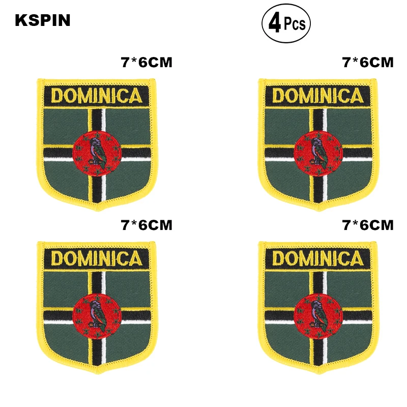 Того Shiled форма флаг нашивки с национальным флагом для одежды DIY украшения PT0051-S |