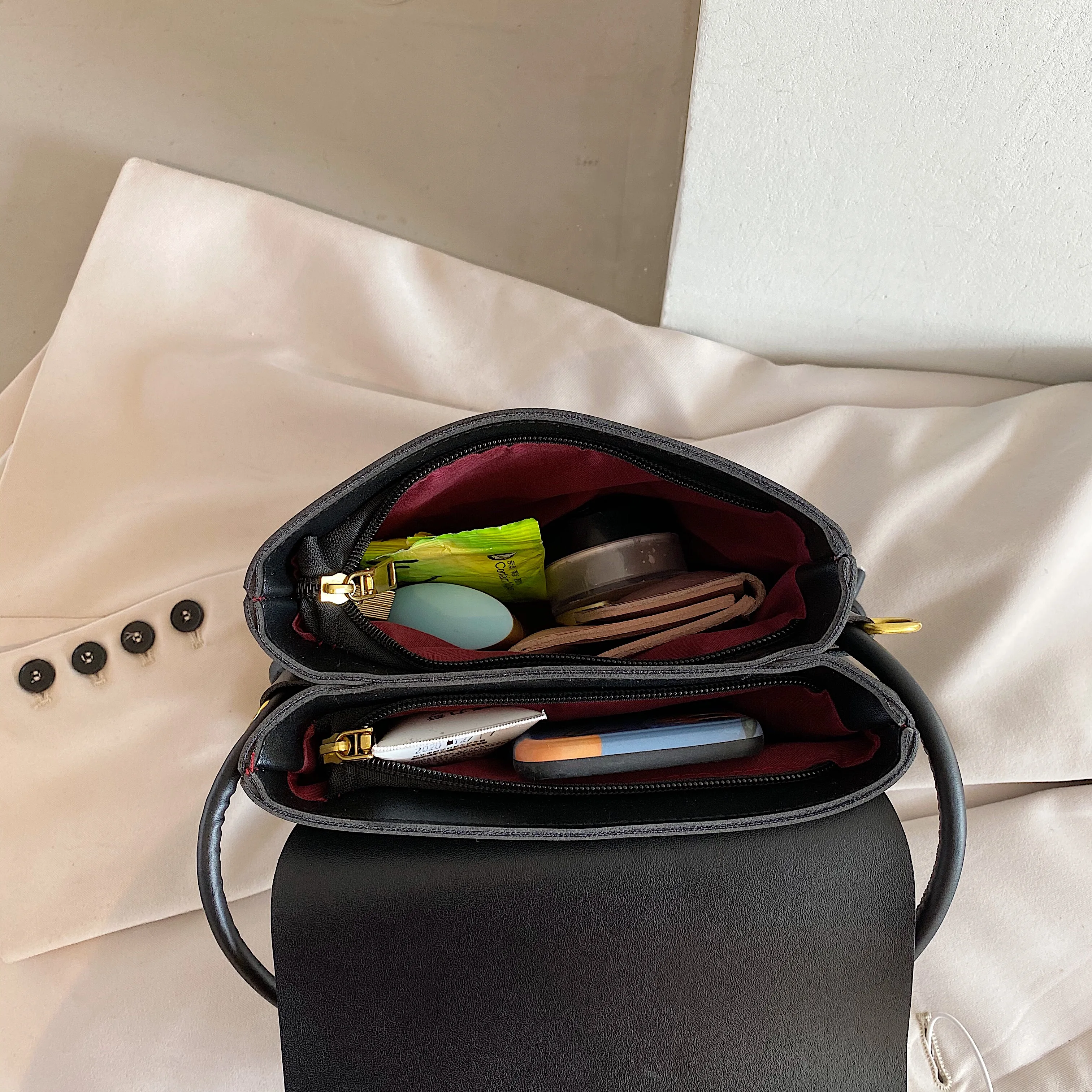 

Soft PU Leather Women Shoulder Bag Designer Luxury Handbags Small Crossbody Bags for Women 2020 Flap Square Messenger Bag