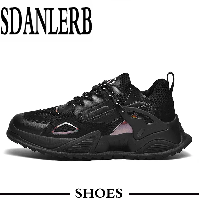 

2021 Height Increasing Streetwear Breathable Men Chunky Sneakers Spring Autumn Adult Casual Male Shoes