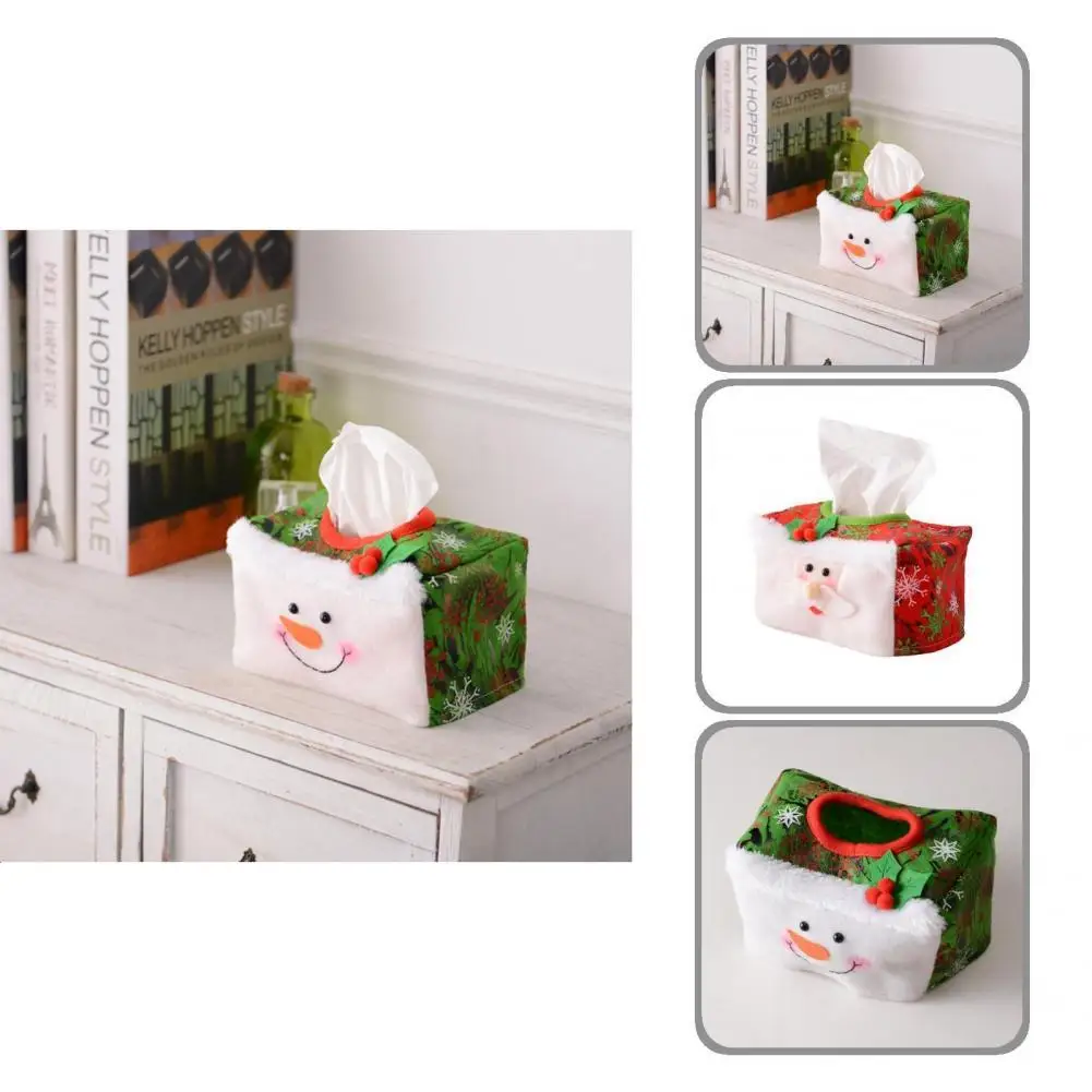 

Unique Adorable Snowman Shape Tissue Holder Bag Toilet Paper Cover Portable Excellent Workmanship