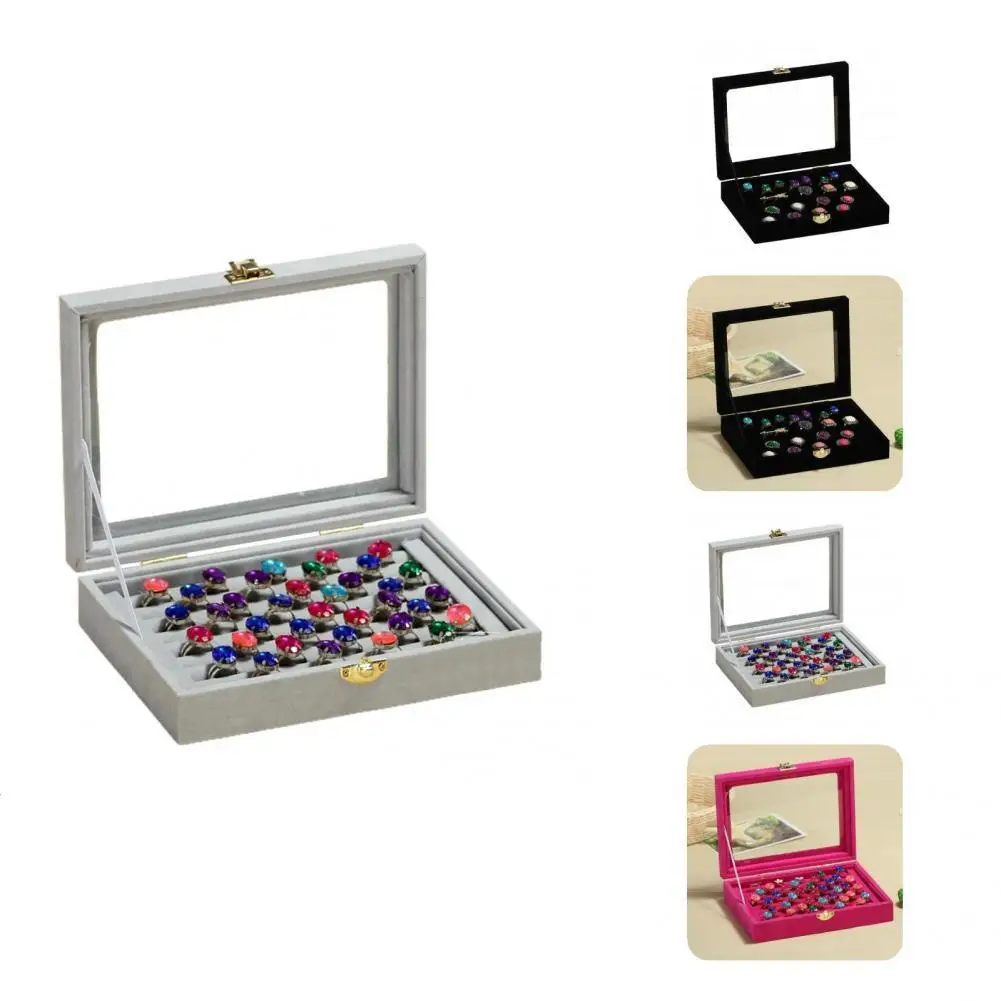

Органайзер для сережек, портативный легкий многофункциональный бокс для хранения ювелирных изделий с хорошей герметичностью, демонстраци...