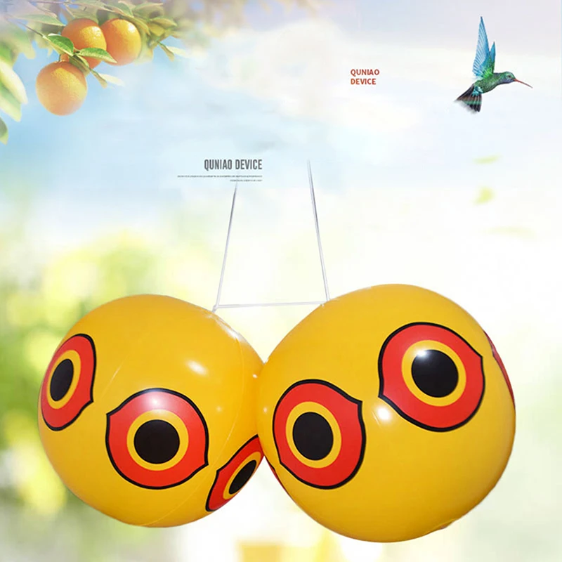 

Anti-Bird Repellent Inflatable Scare Eye Balloons Hunting Pest Controller Fast Reliable Visual Deterrent Farm Orchard Protector