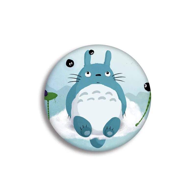 

Anime Cartoon Totoro Badges on a Backpack Anime Icon Pins Badge Decoration Brooches Metal Badges For Clothes
