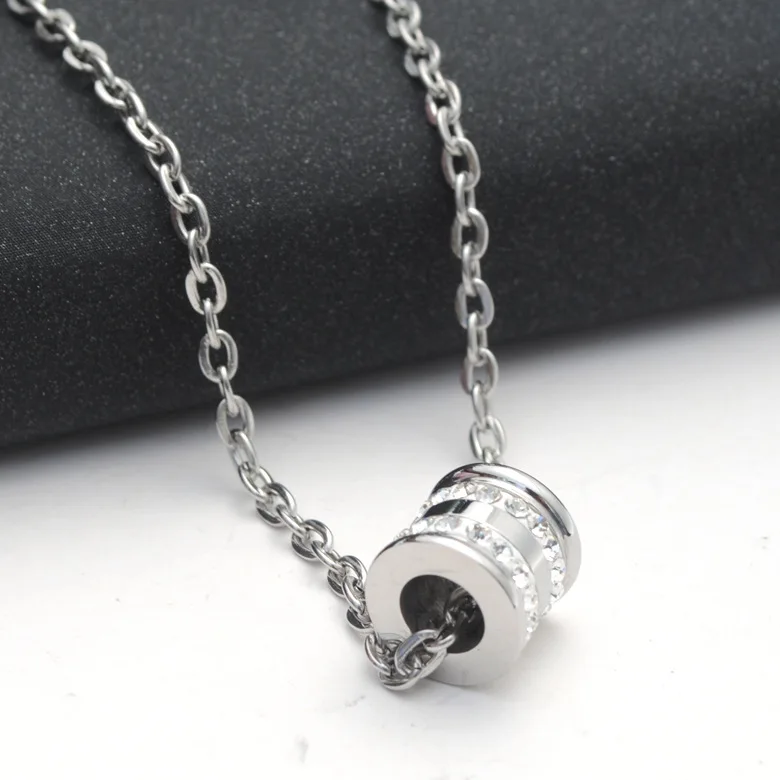 Ожерелье из нержавеющей стали титановая сталь ожерелье с подвеской маленькие