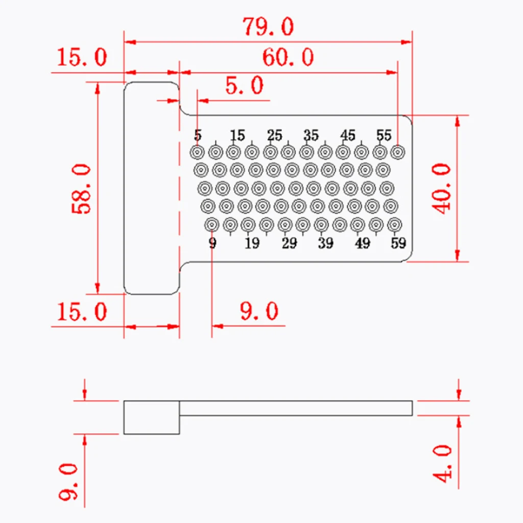 Портативный Алюминий сплав деревообрабатывающий линейка лазерной маркировки