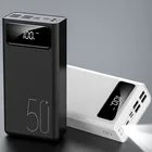 Портативное зарядное устройство 50000 мАч, портативное зарядное устройство со светодиодной подсветкой, портативное зарядное устройство 50000 мАч, внешняя батарея для iPhone, Xiaomi