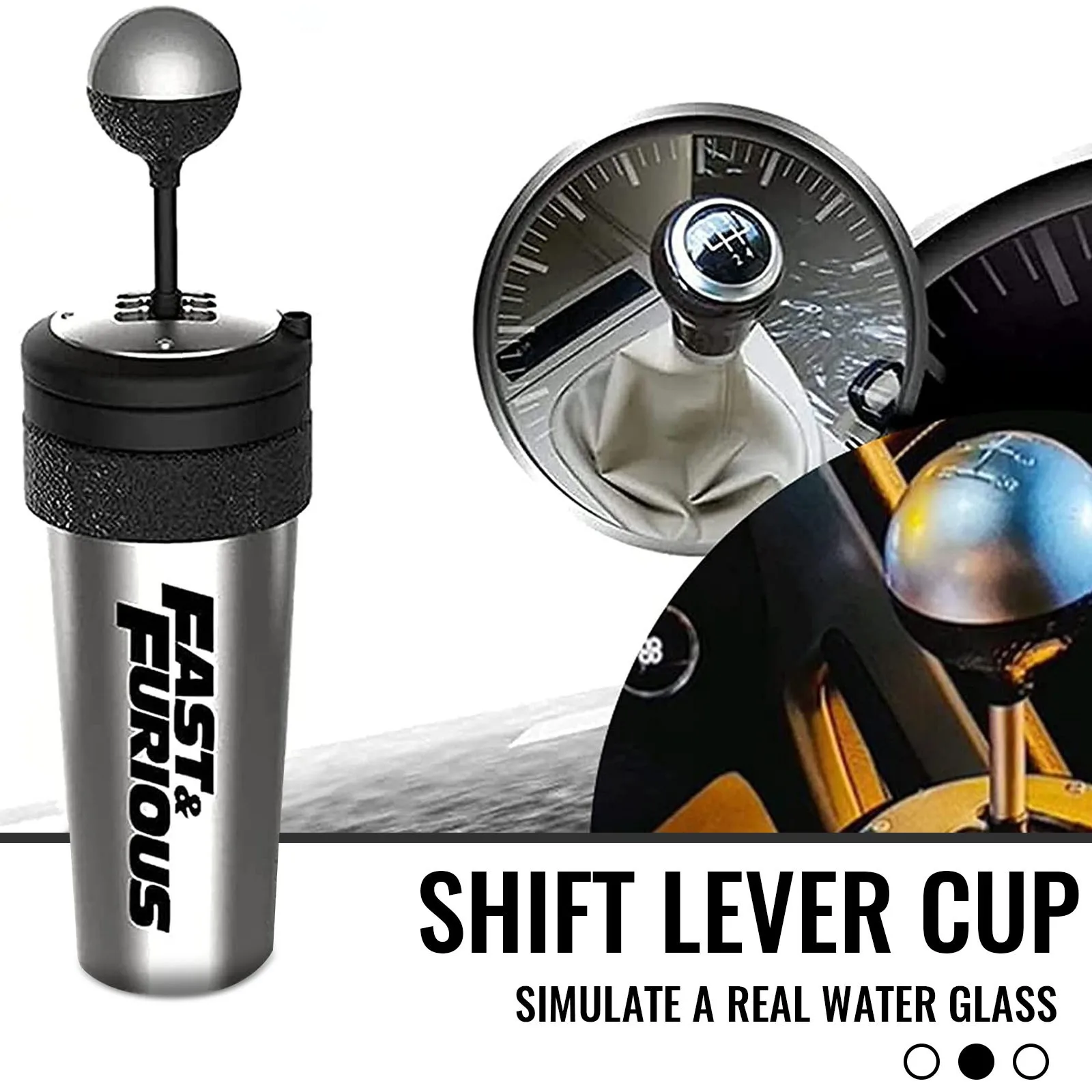 

650ML Furious and Fast Gear Shift Cup With Straw And Lid Rocker shift style water cup Water cup with lid 2021 June new