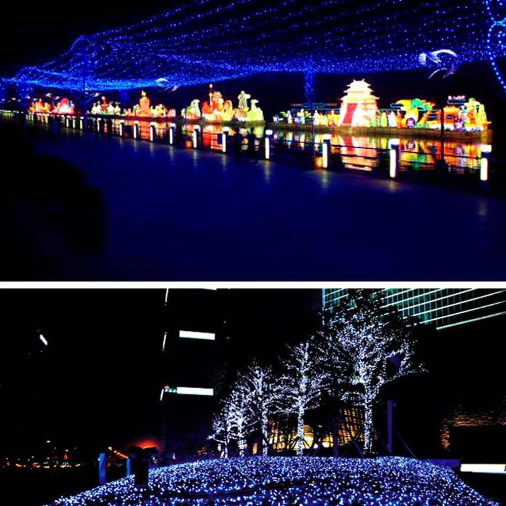 3X3M светодиодный Водопад водонепроницаемый метеоритный дождь струна светильник