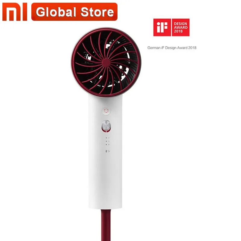 Xiaomi Soocas H3S Анион Фен для волос Вращающийся на 360 градусов быстрый сухой фен для волос анти-горячий инновационный диверсия отрицательных ионов