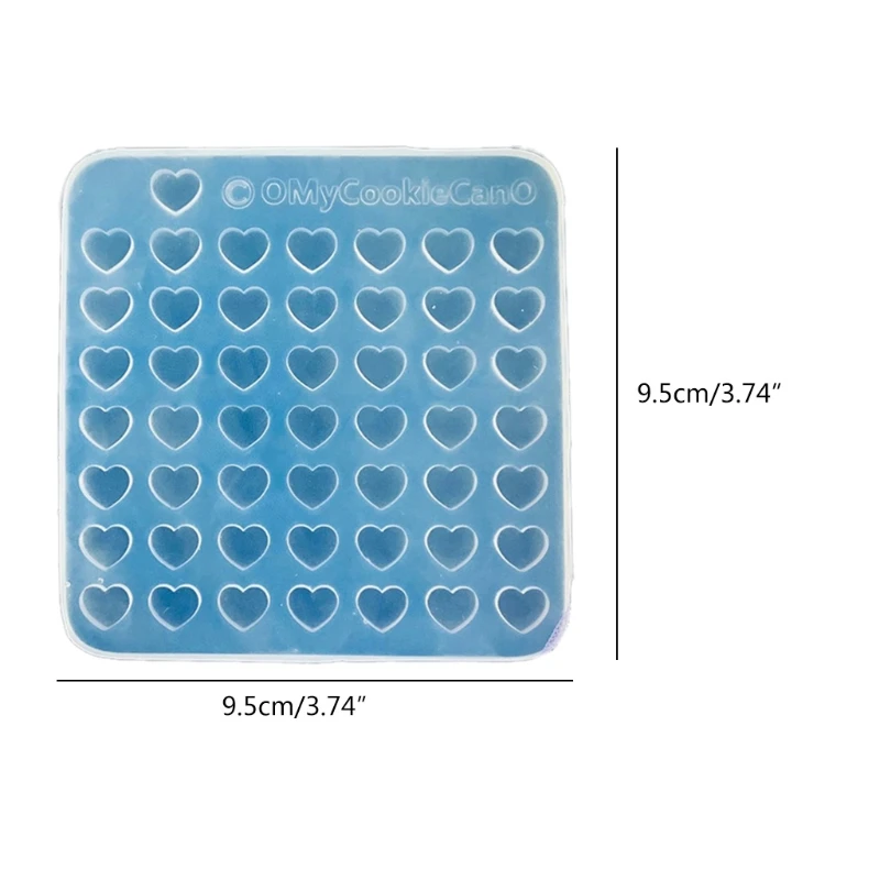 

Stars Love Heart Candy Epoxy Resin Mold Cookie Biscuit Cake Baking Silicone Mould DIY Crafts Jewelry Pendant Casting Tools