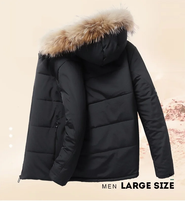 Зимняя мужская куртка больших размеров из плотного флиса с капюшоном 7XL 8XL теплая куртка больших размеров 5XL 9XL Мужская свободная парка