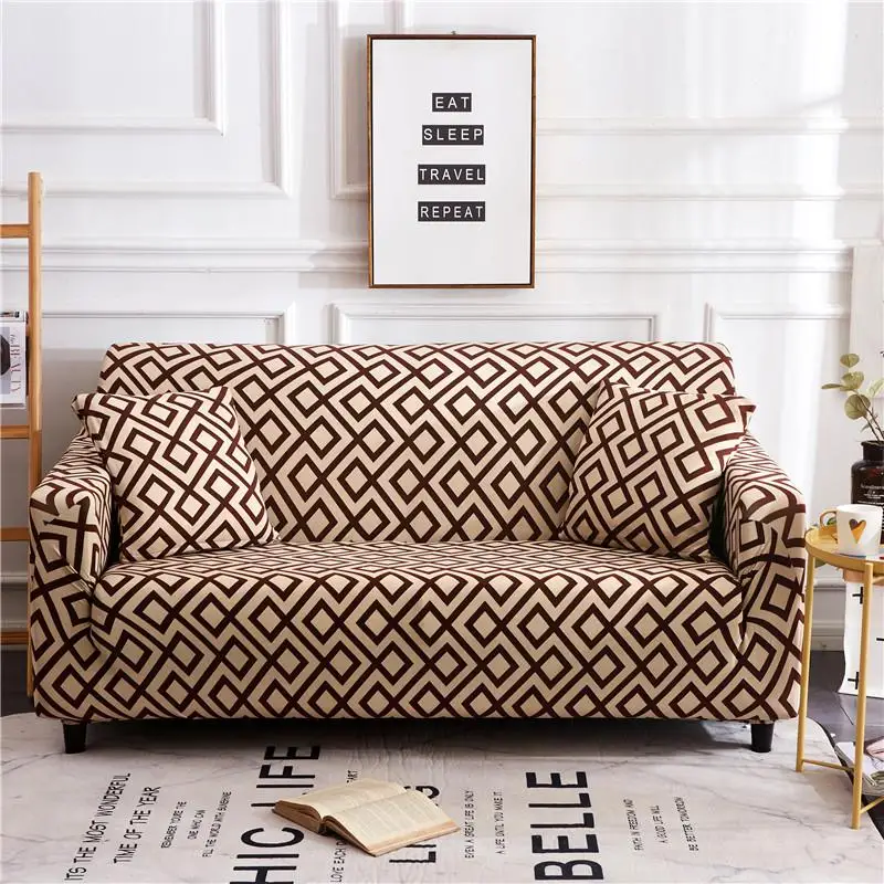 

44 Printed Sofa Cover Sofa Slipcovers Furniture Protetor Cover Elastic Polyester Spandex Form Fit Soft Couch Cover Sofa Cover