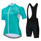 Комплект одежды для велоспорта, футболка с коротким рукавом и шорты