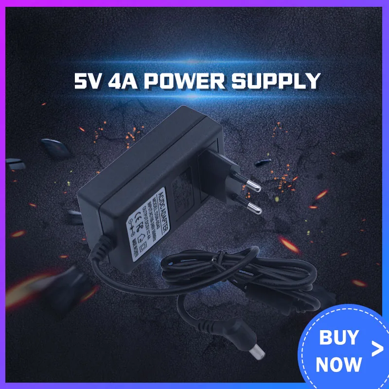 Raspberry Pi 4 Питание 5V 4A Тип C адаптер питания с сертификацией по переключатель