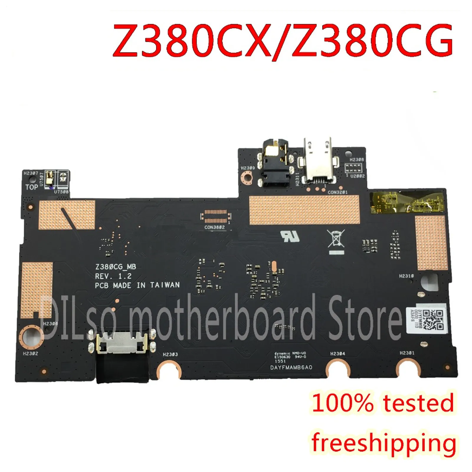 

KEFU Z380CG For ASUS Z380CX Z380CG Z380C ZenPad 8.0 Motherboard Original Test Work 100%
