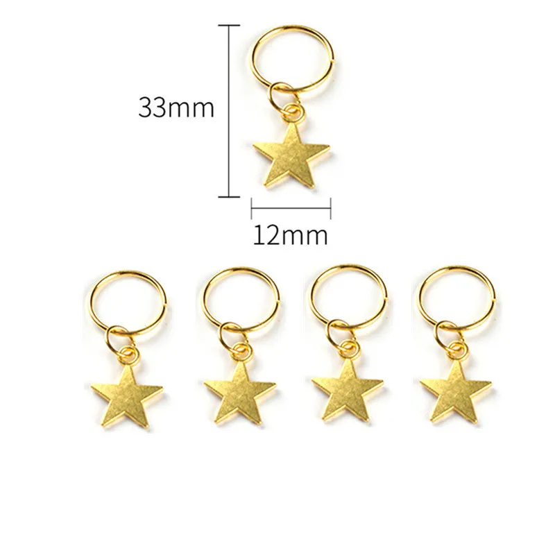 5 звёзд золотые листья аксессуары для волос зажимы женщин и девочек набор бусин