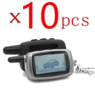 Пульт дистанционного управления Twage A6, ЖК-пульт + силиконовый чехол для брелка starline A6, 10 шт.лот, русская версия, двусторонняя Автомобильная сигнализация