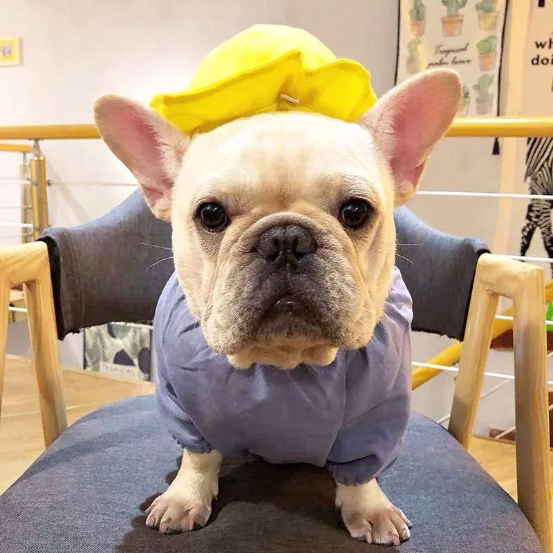Летняя футболка с французским бульдогом жилет японская школьная форма милый