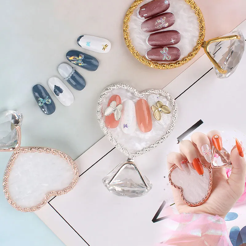 Бриллиантовая пластина для дизайна ногтей стенд демонстрации гель-лака