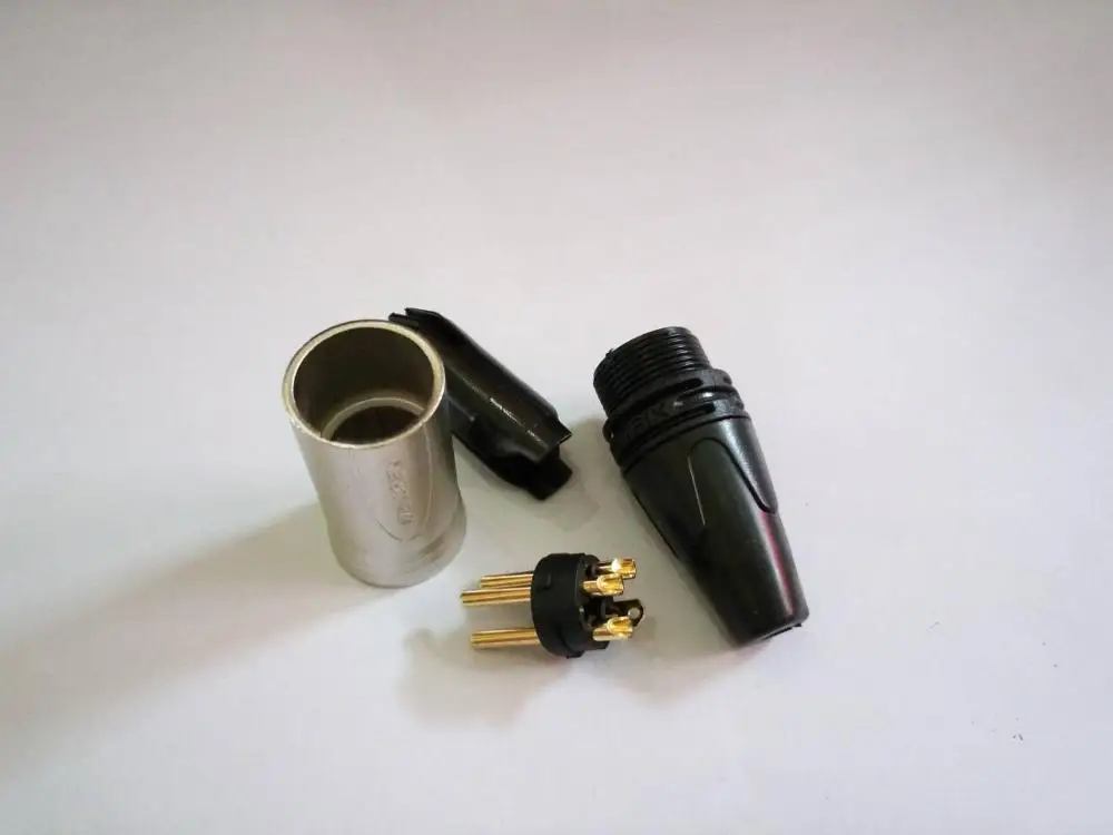 30 шт./лот 15 шт. NC3MXX и 15 шт. NC3FXX мужской и женский набор 3Pin XLR разъем withe NCK