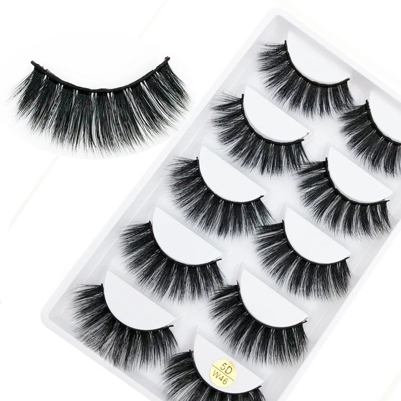 

Flash Girl Flash girl новый дизайн 5D-W46 горячая Распродажа 5 пар 5D норковые накладные ресницы