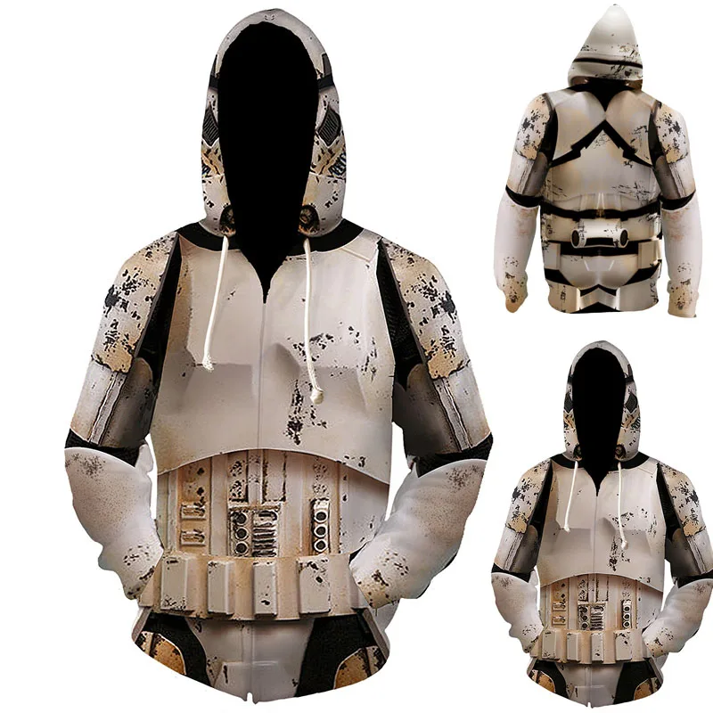 Star Wars Imperial штурмовика из мультфильма Звездные войны: свитер с капюшоном