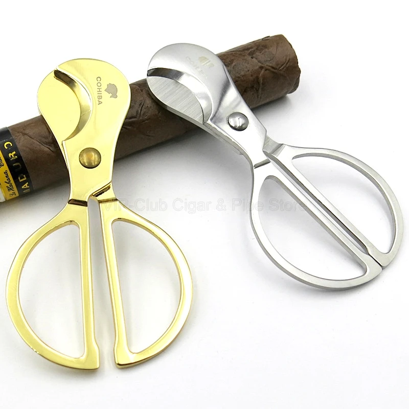 Металлические ножницы для сигар COHIBA из нержавеющей стали высокого качества
