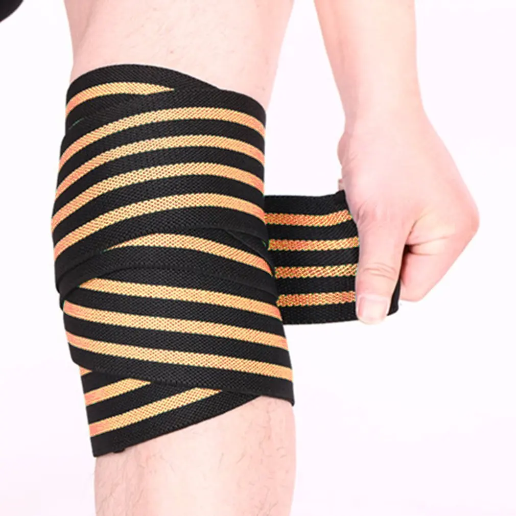 Высокие эластичные удобные унисекс спортивные наколенники для спортзала