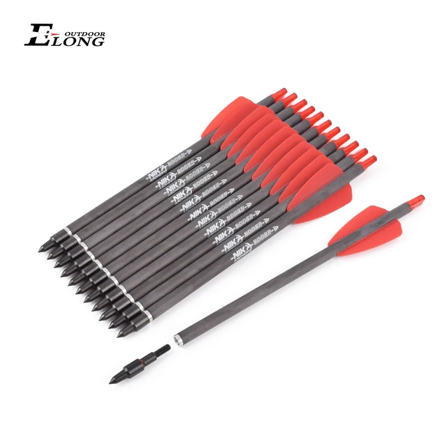 50 Cocche Per Frecce Da Tiro Con L'Arco - In Plastica, Per Frecce In Carbonio ID 6.2mm - Foto 9