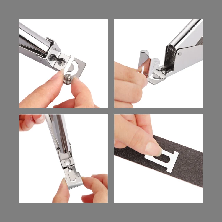 Stainless Steel Nail Clipper Cutting Machine Professional Nail Trimmer Straight-Line Pattern YZJ-1