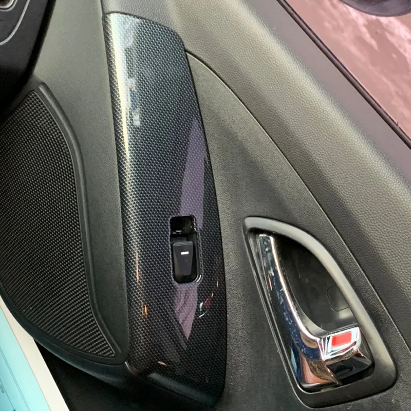 Наклейка на панель управления переменного тока из углеродного волокна для