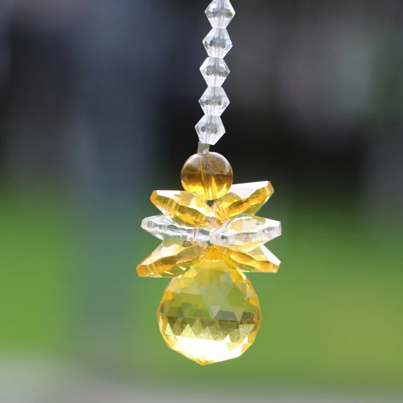 1 шт. чакра Кристалл Suncatcher шар Призма кулон Радуга производитель висящий оконный