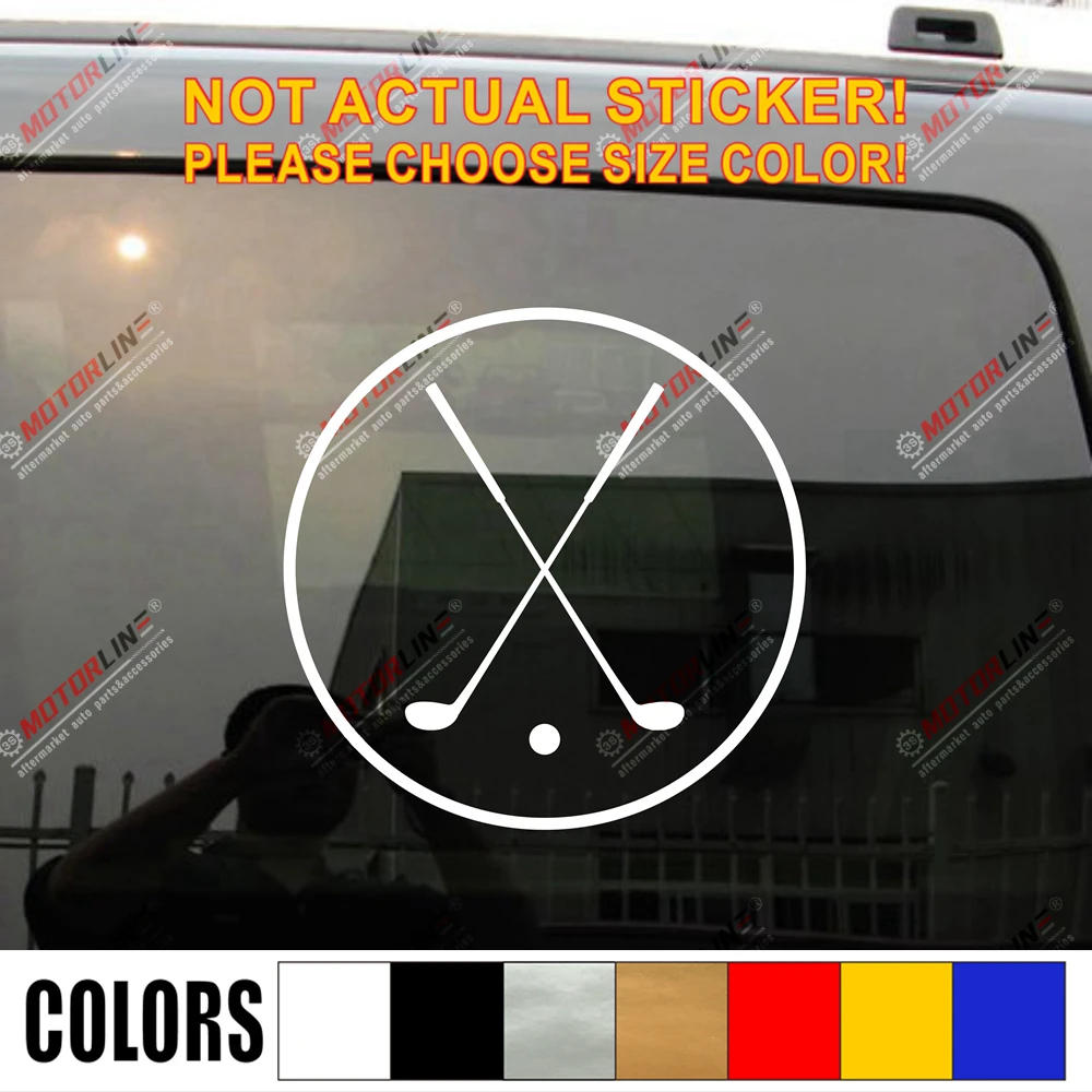 Гольф Символ Спорт Golfer наклейка стикер автомобиль винил фотограф | Автомобили и